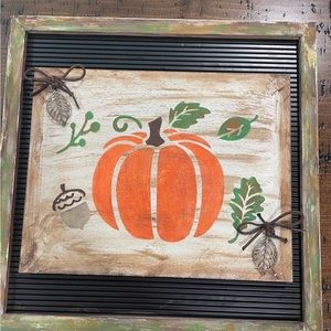 Handmade Fall Autumn Pumpkin Decor Thanksgiving Halloween